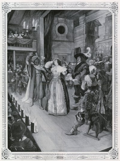 Les femmes apparaissent sur scène pour la première fois : Othello, produit en décembre 1660 - Amedee Forestier